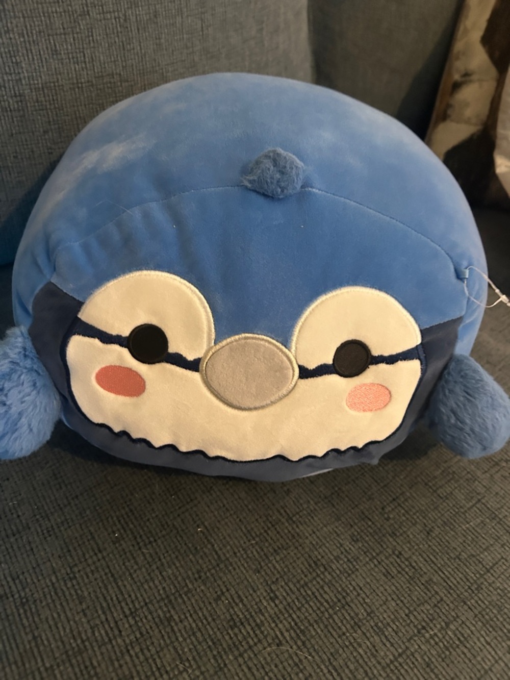 Blue Plush Penguin Stuffed Animal - Soft Kids Toy